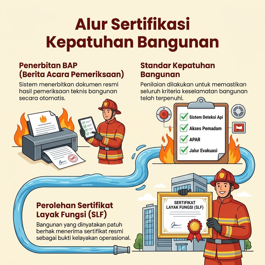 Alur Sertifikasi Kepatuhan Bangunan